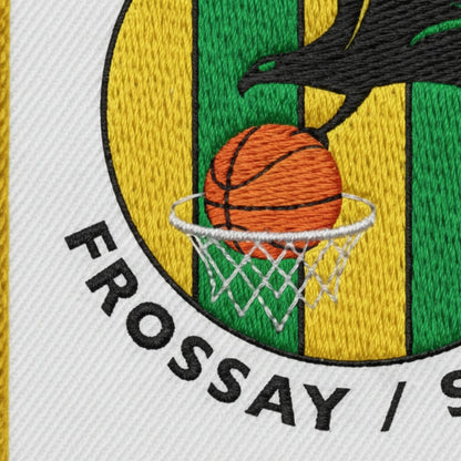 Détail broderie patch Union Sportive de Basket de Frossay Et Saint-Viaud