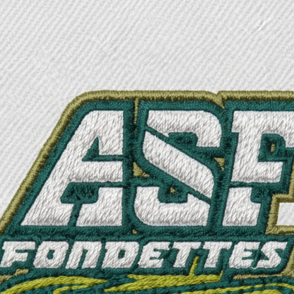 Détail broderie patch Alerte sur De Fondettes