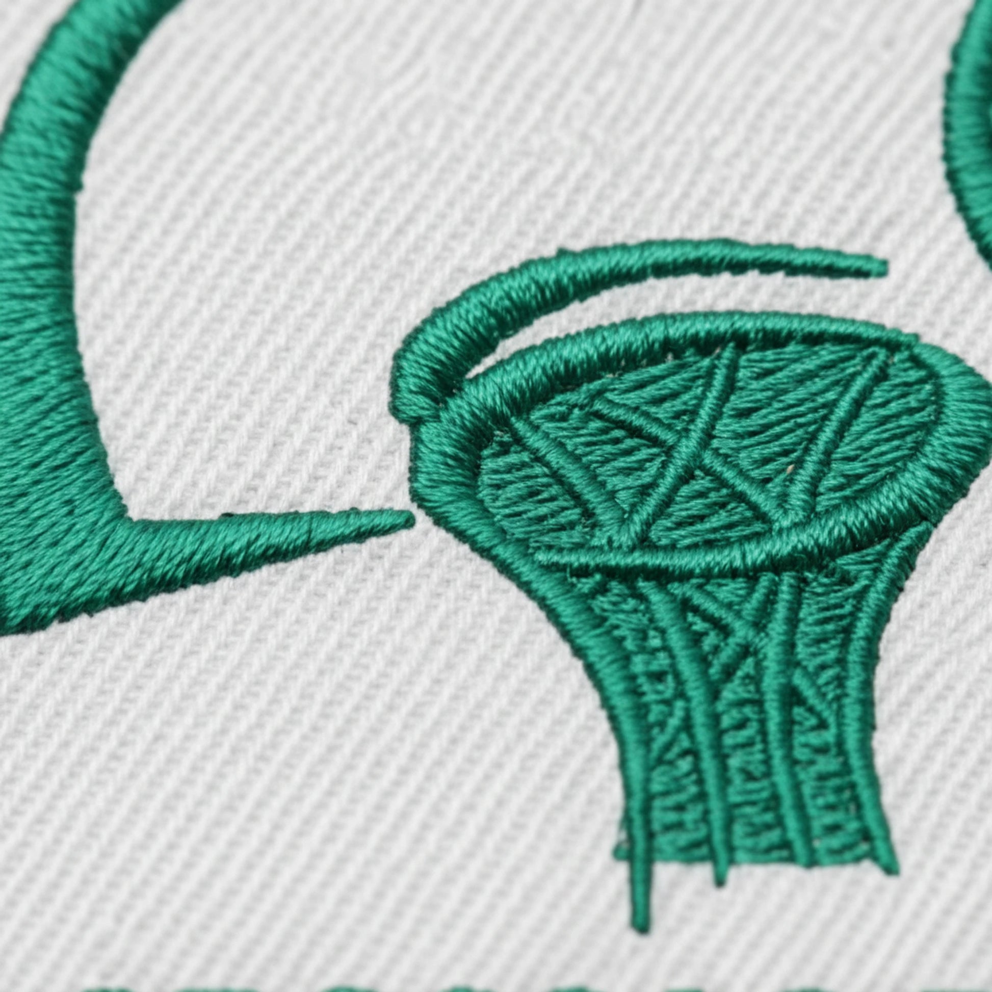 Détail broderie patch Esperance Sportive de Crossac