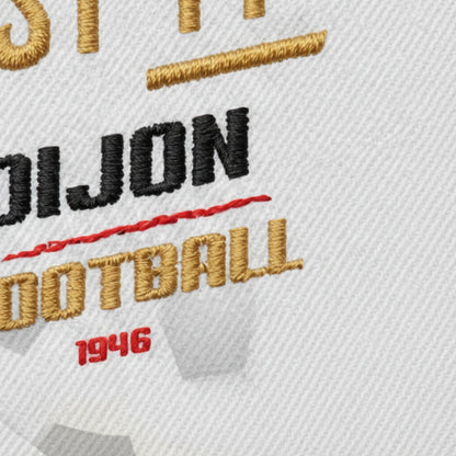 Détail broderie patch ASPTT DIJON