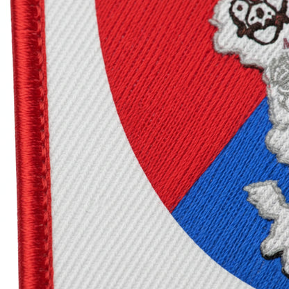 Détail broderie patch A.S. MAYOTTE FOOTBALL CLUB BELLERIVE SUR ALLIER
