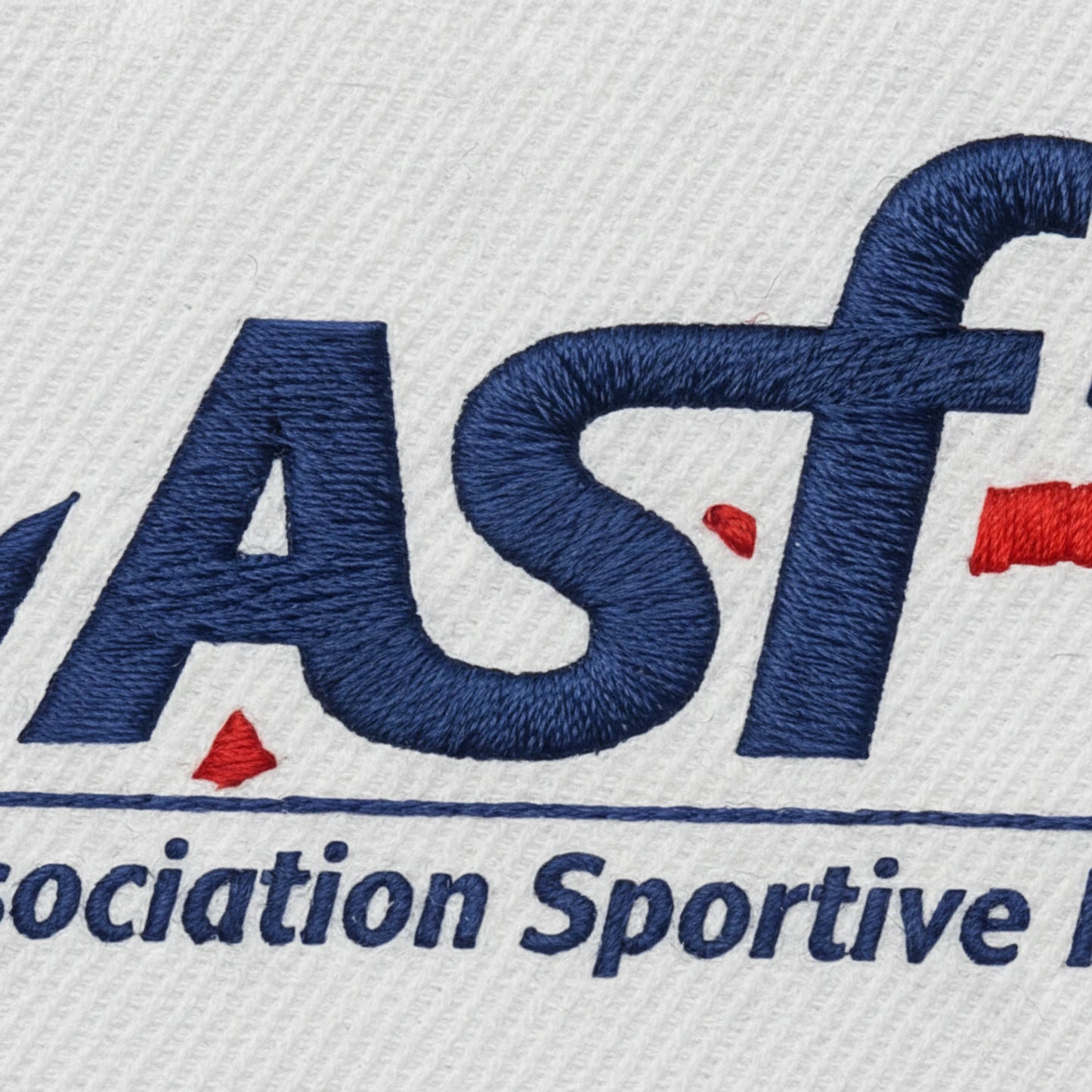 Détail broderie patch Association Sportive Fontenaisienne - Basketball