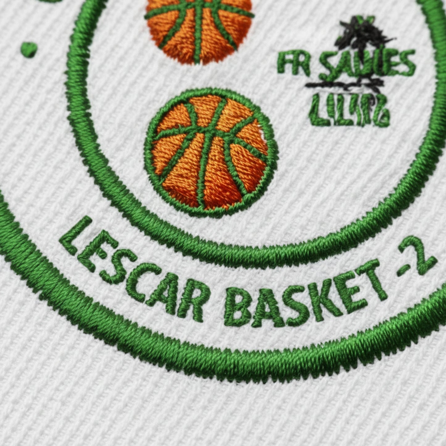 Collection patchs brodés Basketball