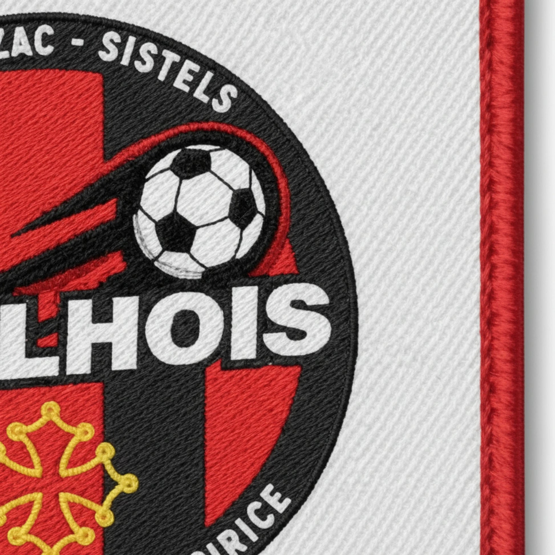 Collection patchs brodés Football