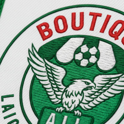 Détail broderie patch A Laigné Loigné