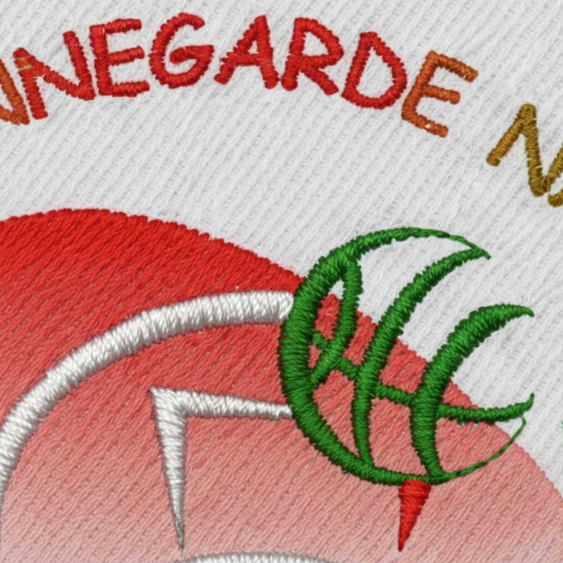 Détail broderie patch Amou Bonnegarde Nassiet