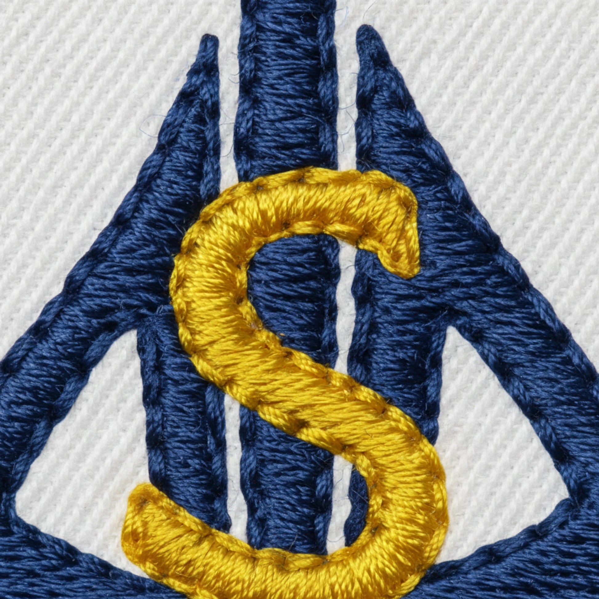 Détail broderie patch A.S. ATEL IND. AERONAUTIQUE