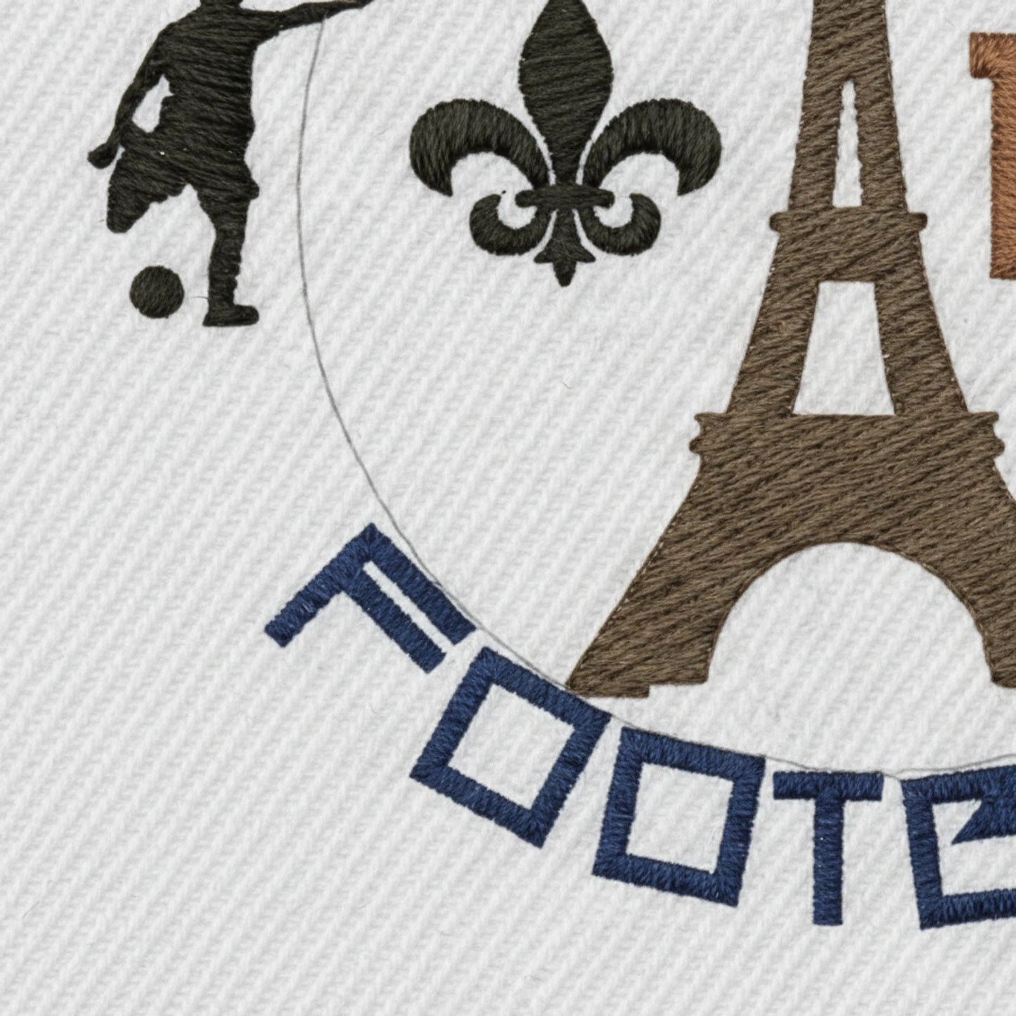 Collection patchs brodés Football