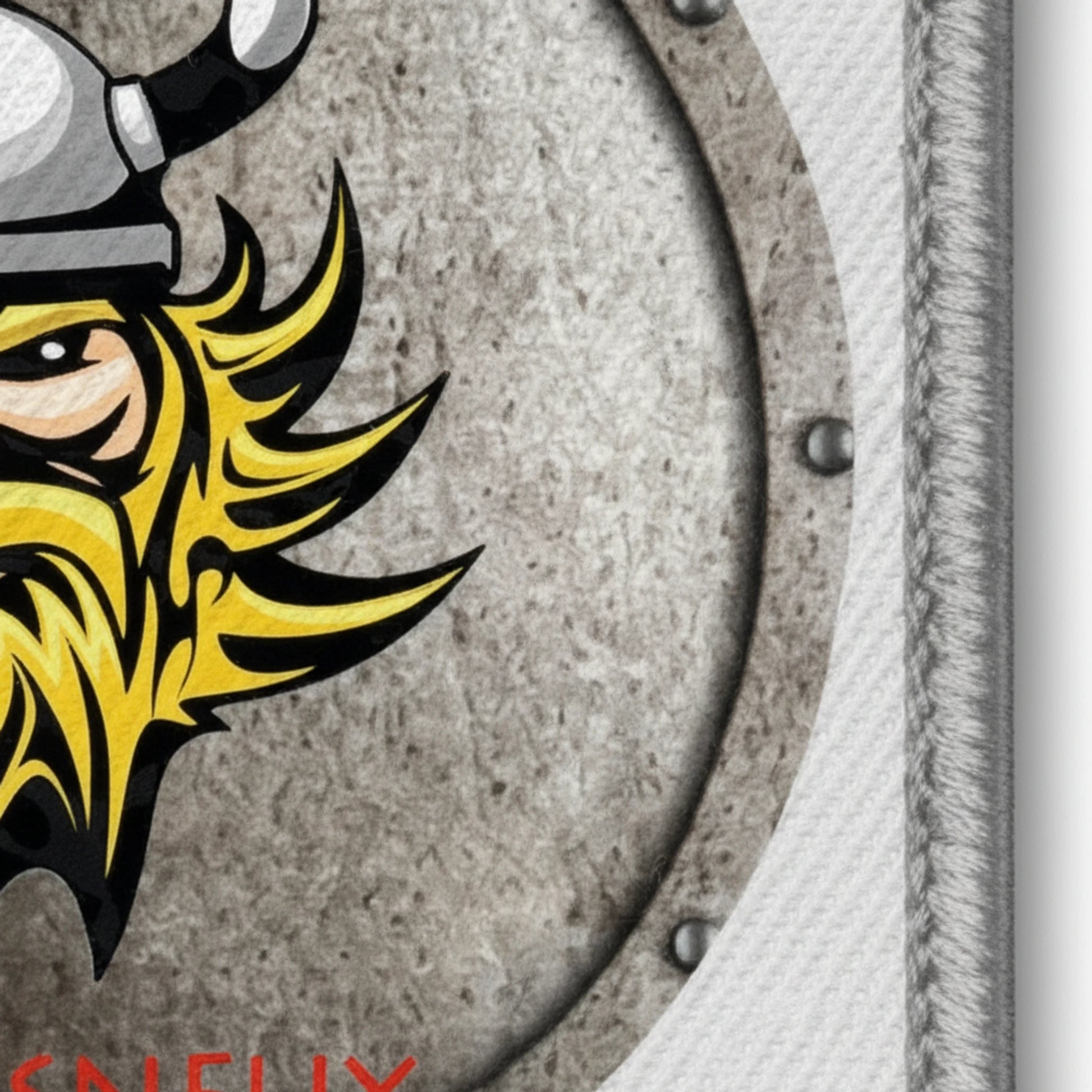 Détail broderie patch A. S. LES MESNEUX FOOTBALL