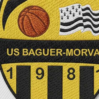 Détail broderie patch Baguer-Morvan US