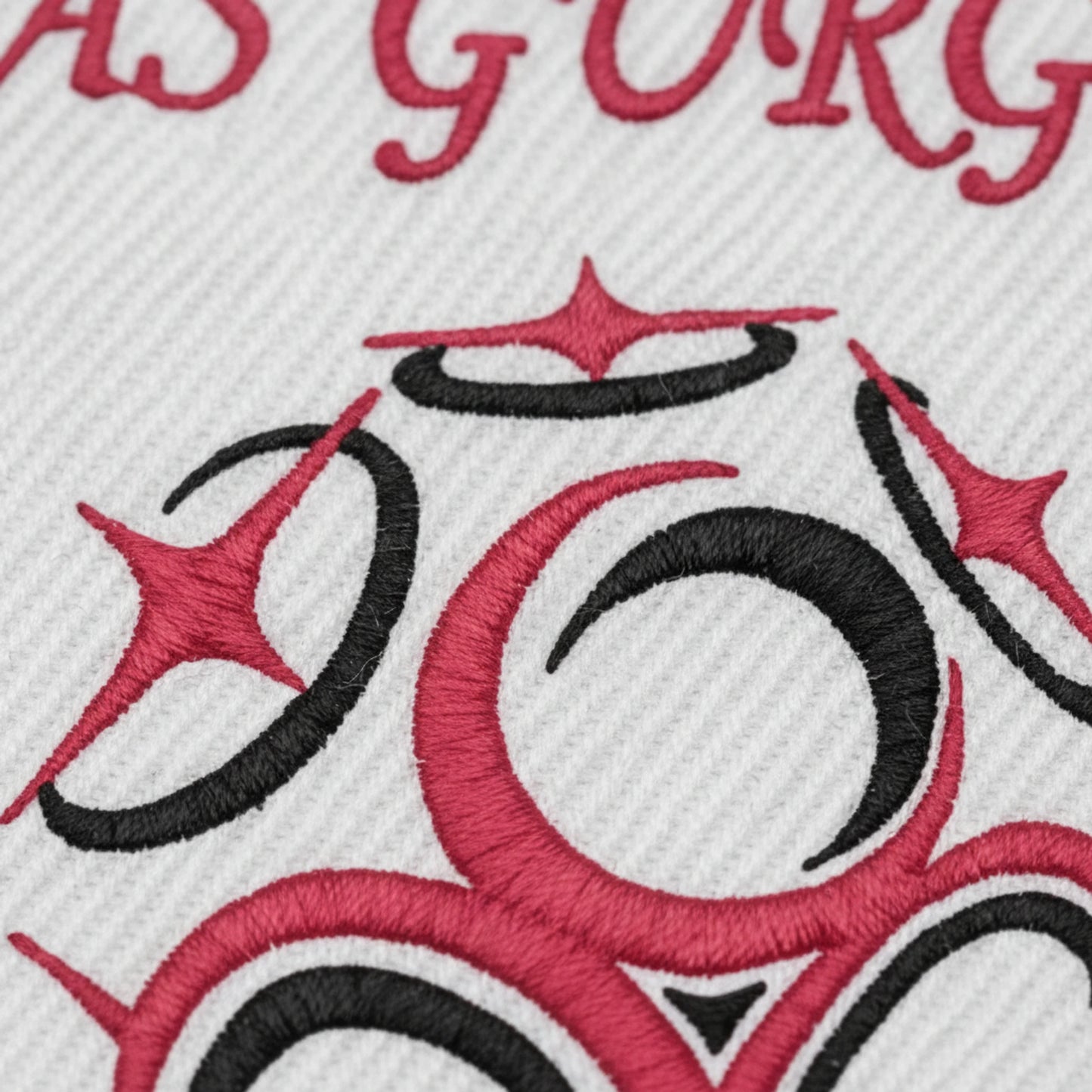Détail broderie patch A.S. DE GURGY