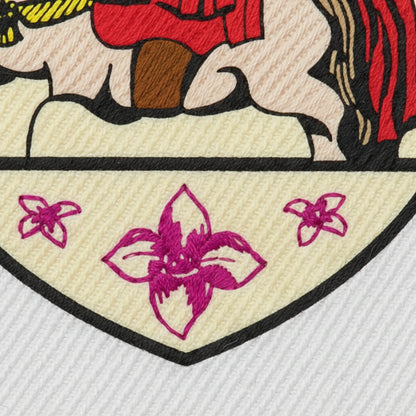 Détail broderie patch A.S. DE NEY