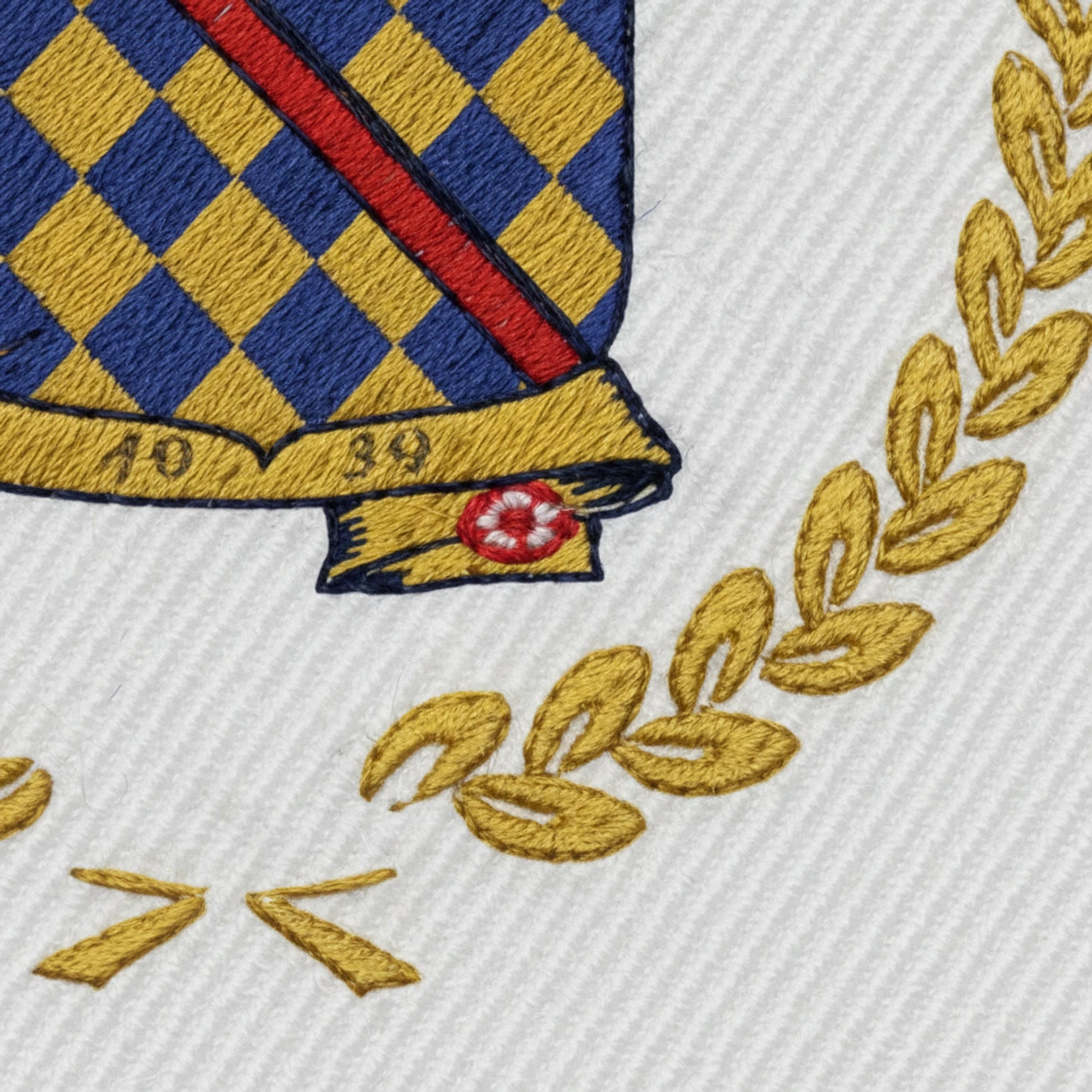 Détail broderie patch FC Bully