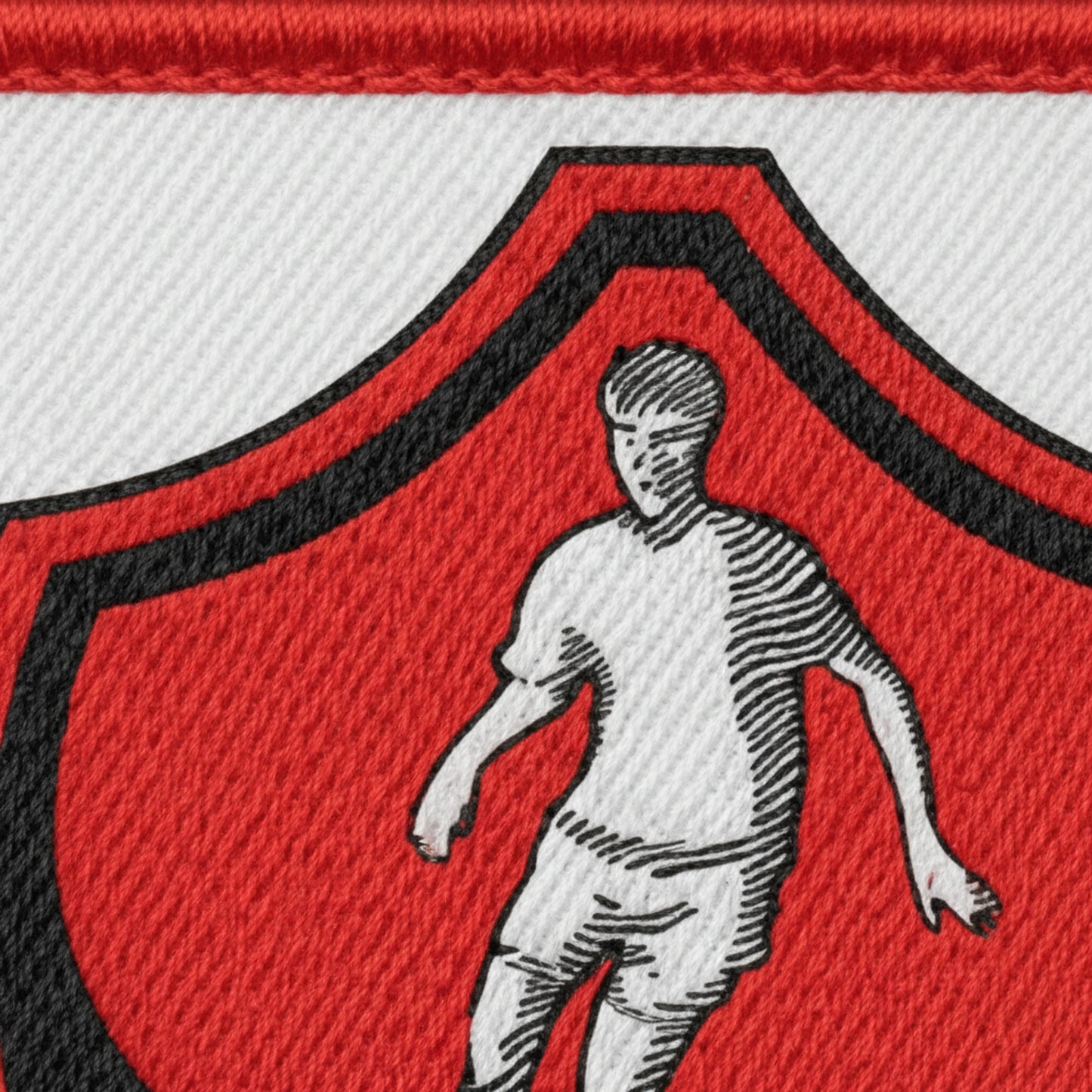 Détail broderie patch A. S. LES CÔTEAUX