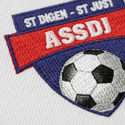Détail broderie patch A.S. ST-DIDIER ST-JUST