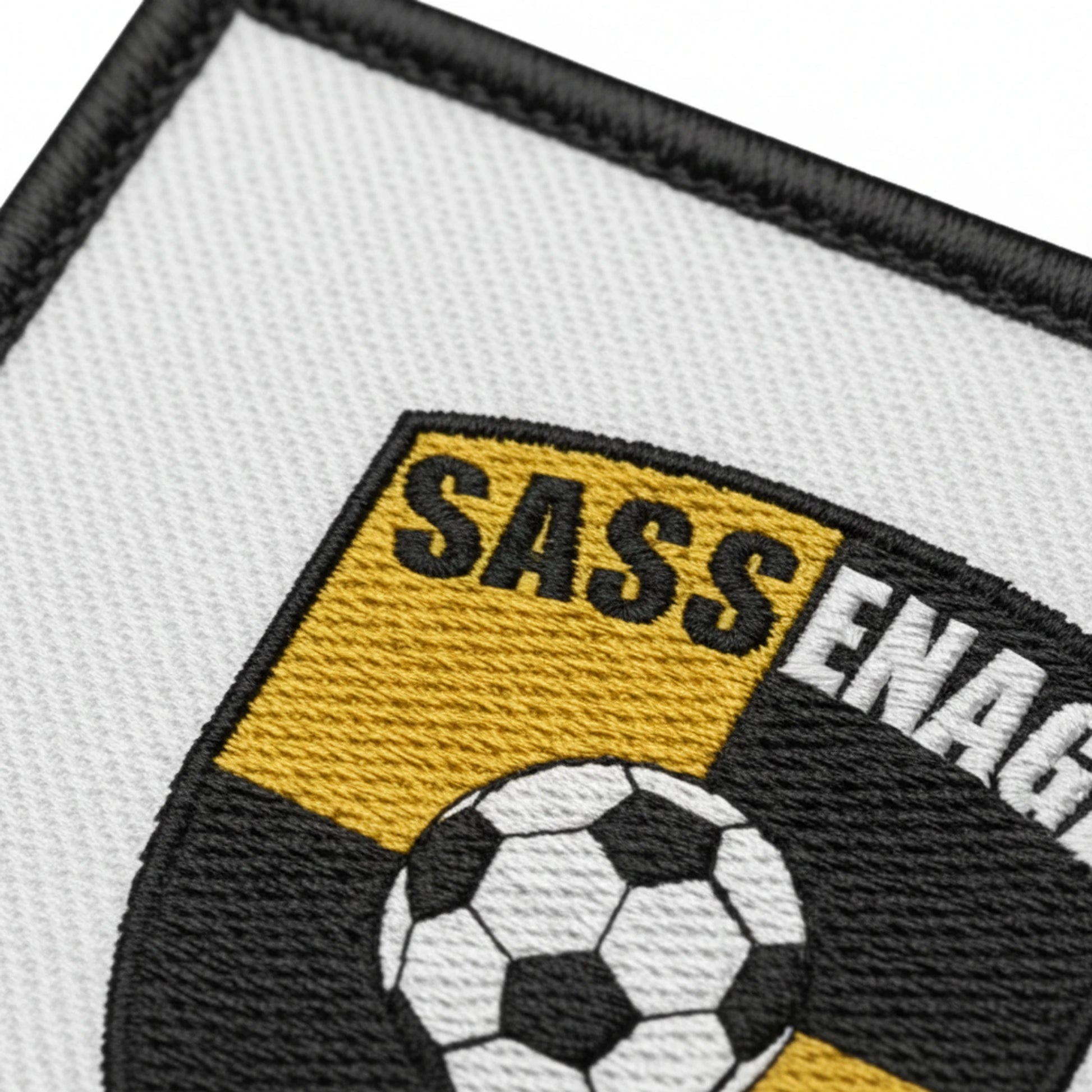 Détail broderie patch US Sassenageoise F