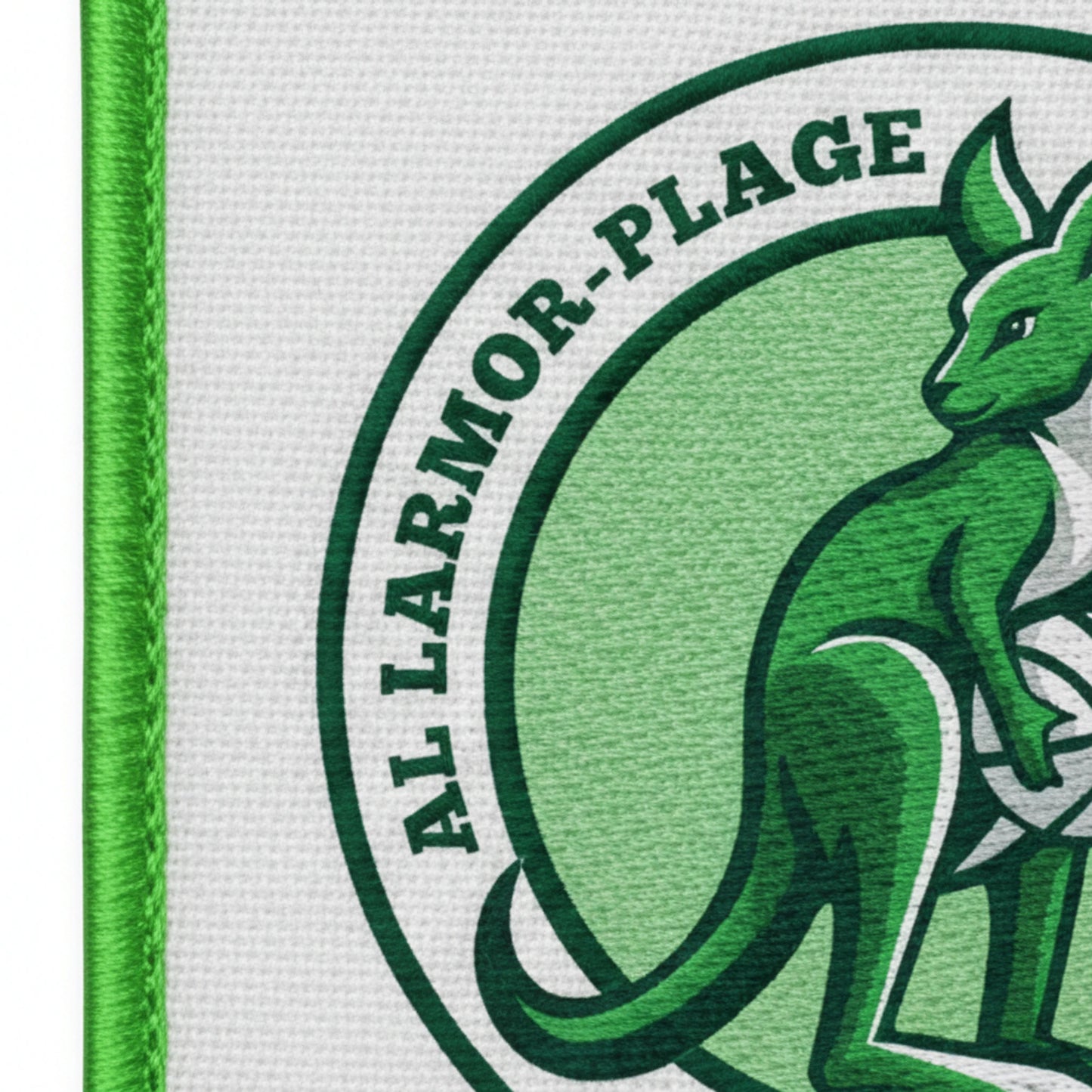 Détail broderie patch AL Larmor Plage
