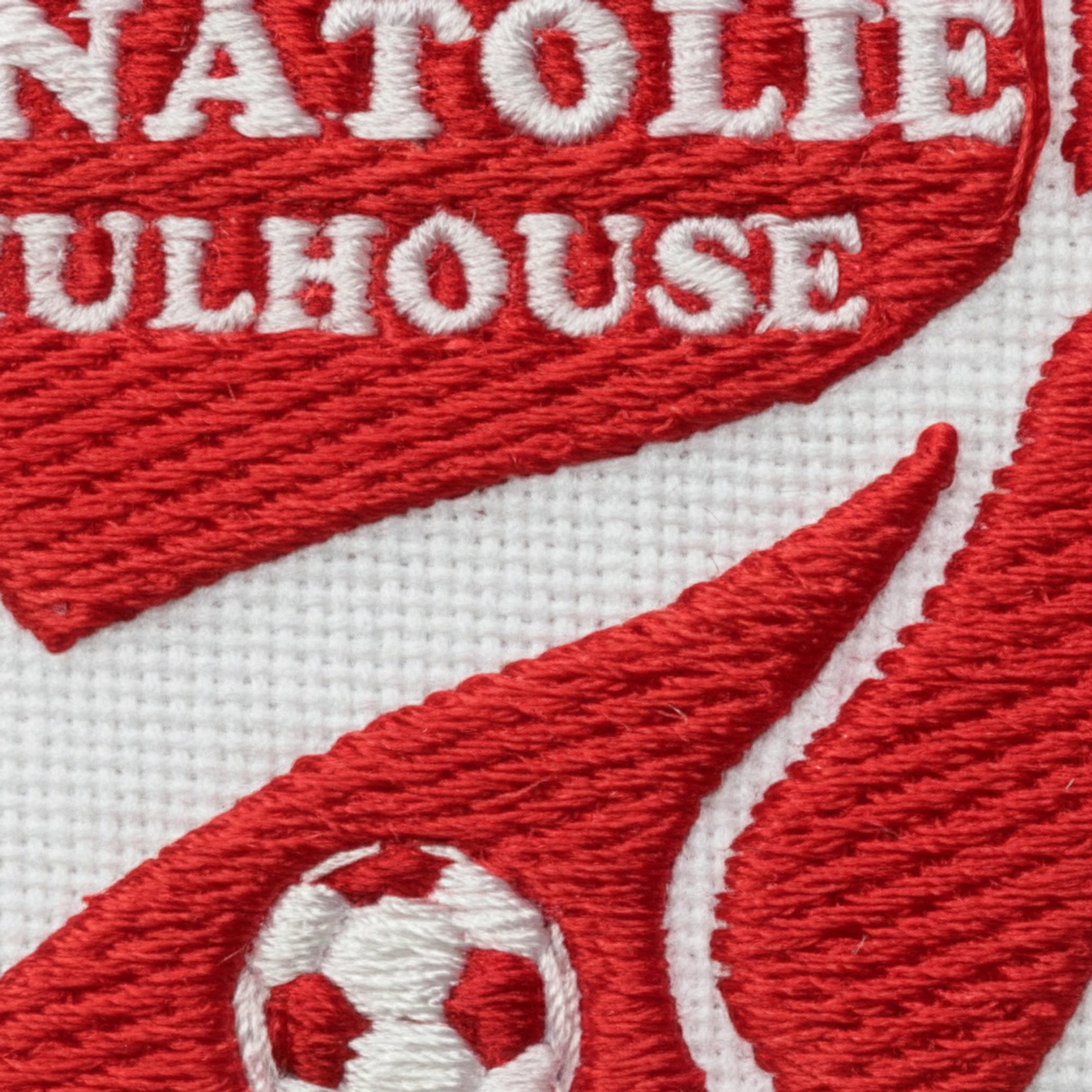 Détail broderie patch A.S. ANATOLIE MULHOUSE