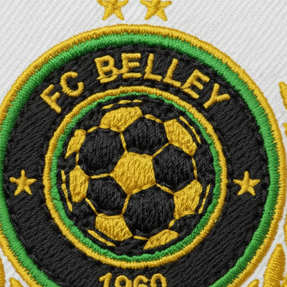 Détail broderie patch A. S. BARBY LEYSSE OLYMPIQUE CLUB
