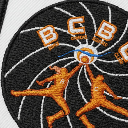 Détail broderie patch Association Basket Castets