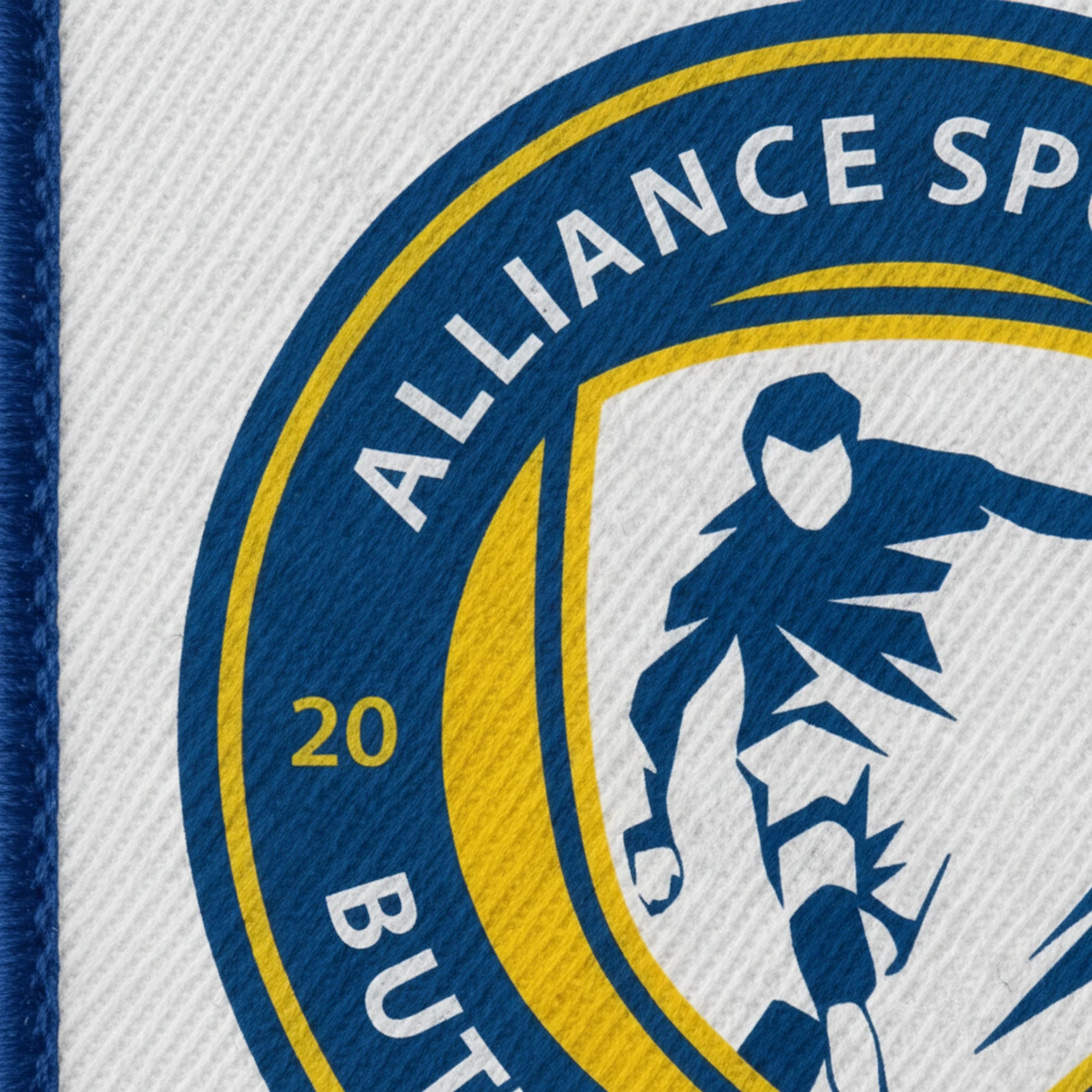 Détail broderie patch ALLIANCE SPORTIVE BUTTEN DIEMERINGEN