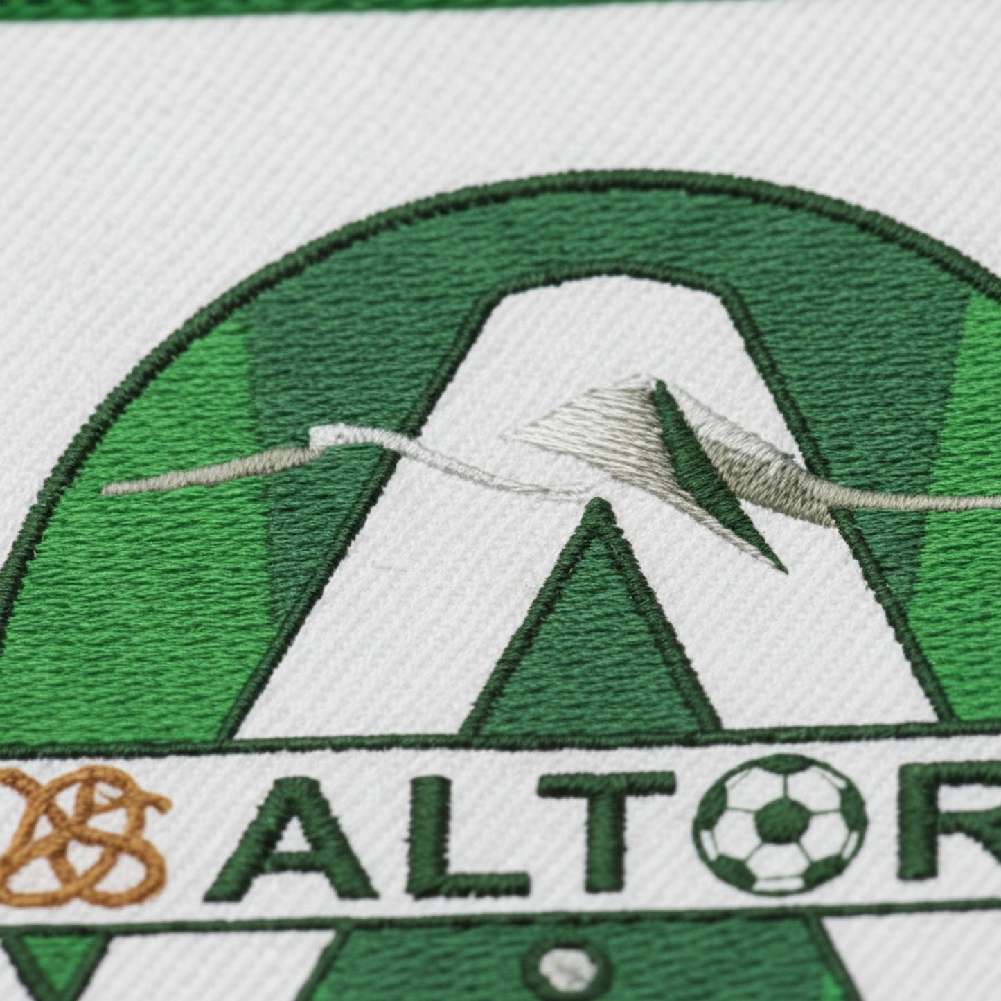 Détail broderie patch A.S. ALTORF