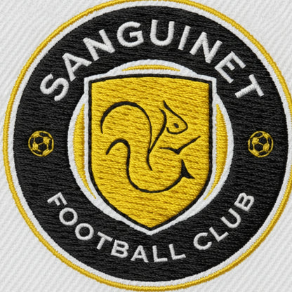 Patch SANGUINET FOOTBALL CLUB sur casquette à velcro PPATCH