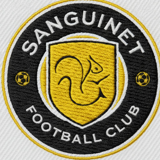 Patch SANGUINET FOOTBALL CLUB sur casquette à velcro PPATCH