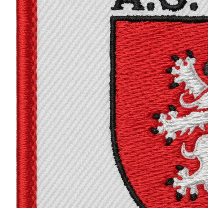 Détail broderie patch A.S. BAGE LE CHATEL