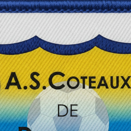 Détail broderie patch A. S. COTEAUX DE DORDOGNE