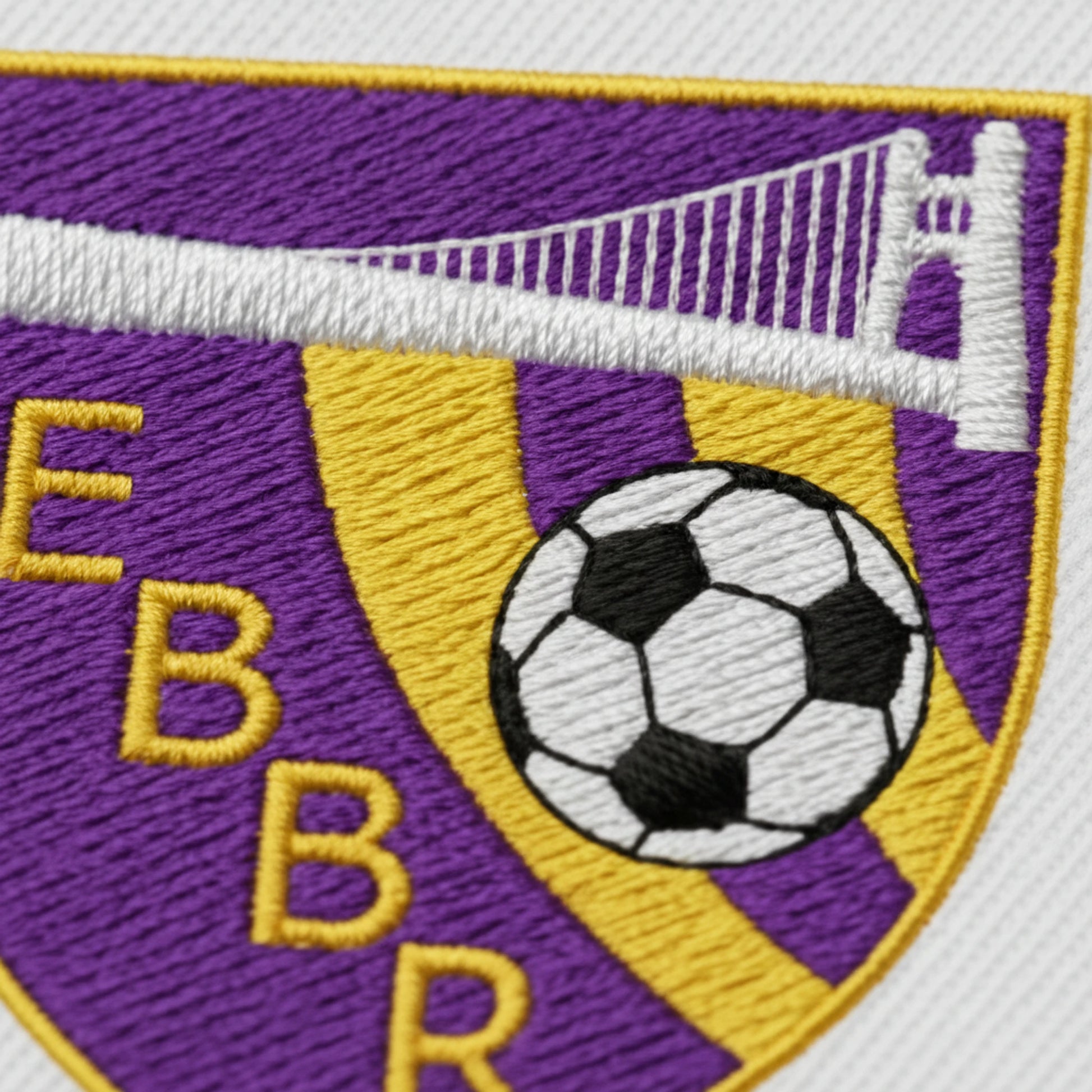 Détail broderie patch ENT. BAS BUGEY RHONE