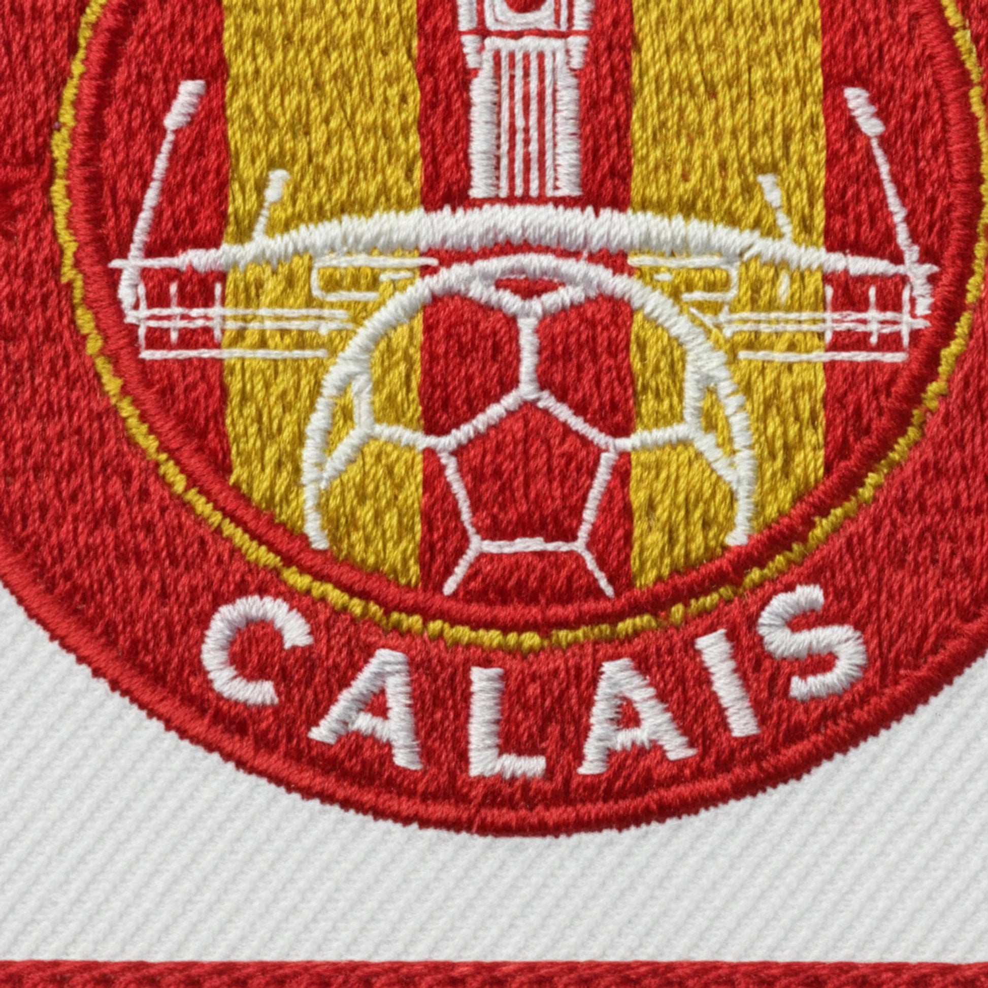 Détail broderie patch A. S. CALAIS