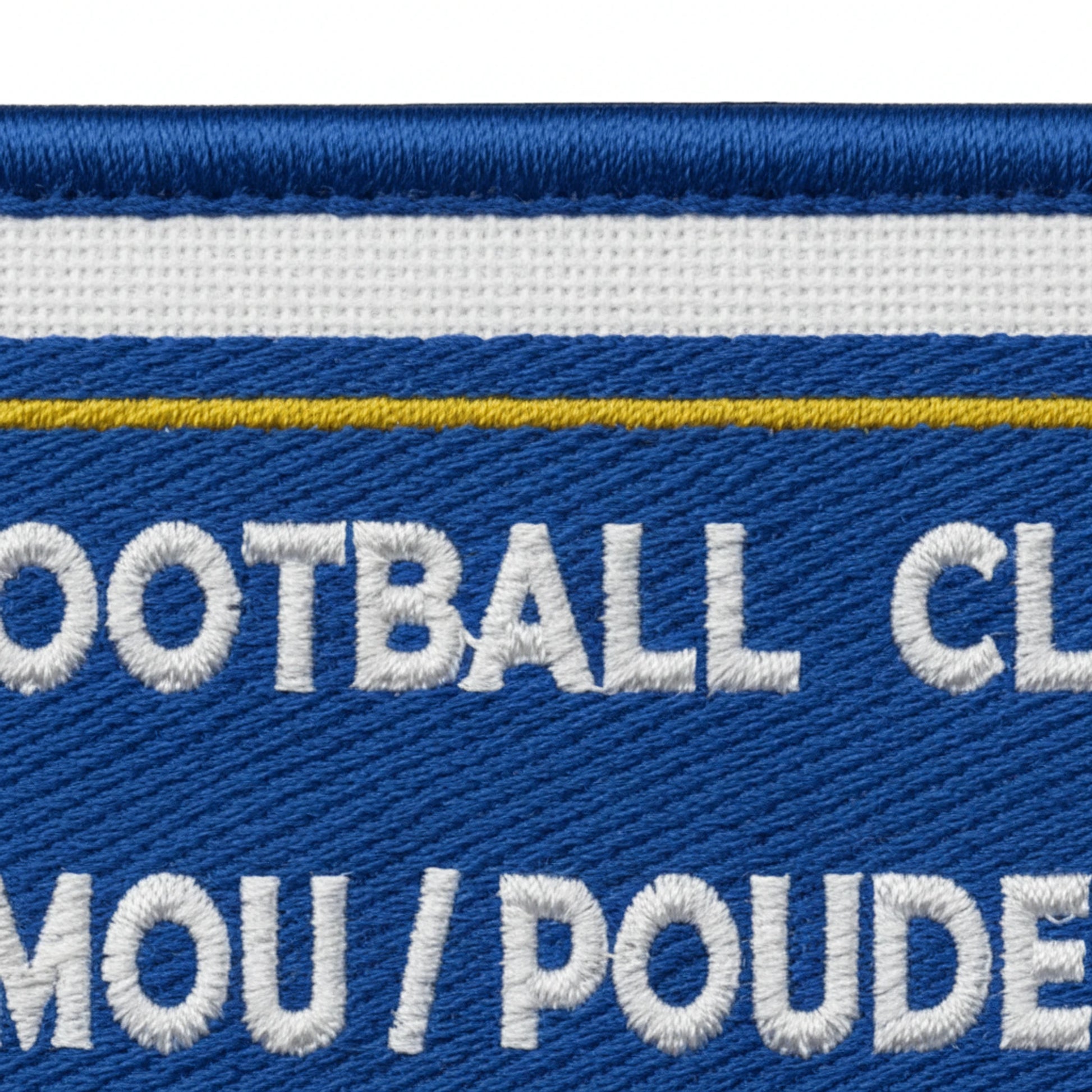 Collection patchs brodés Football