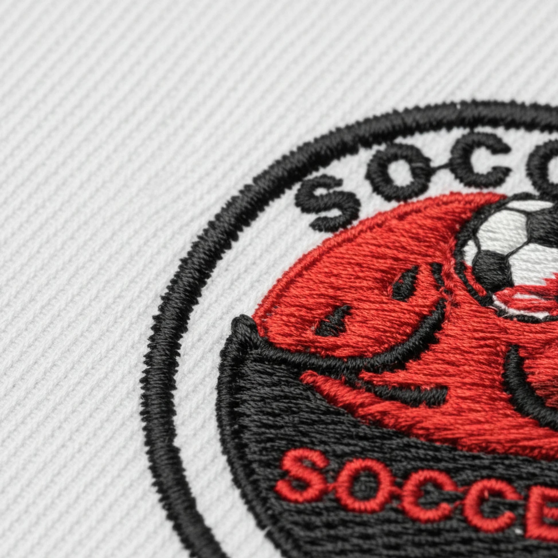 Détail broderie patch A. S. CERNAY BERRU LAVANNES