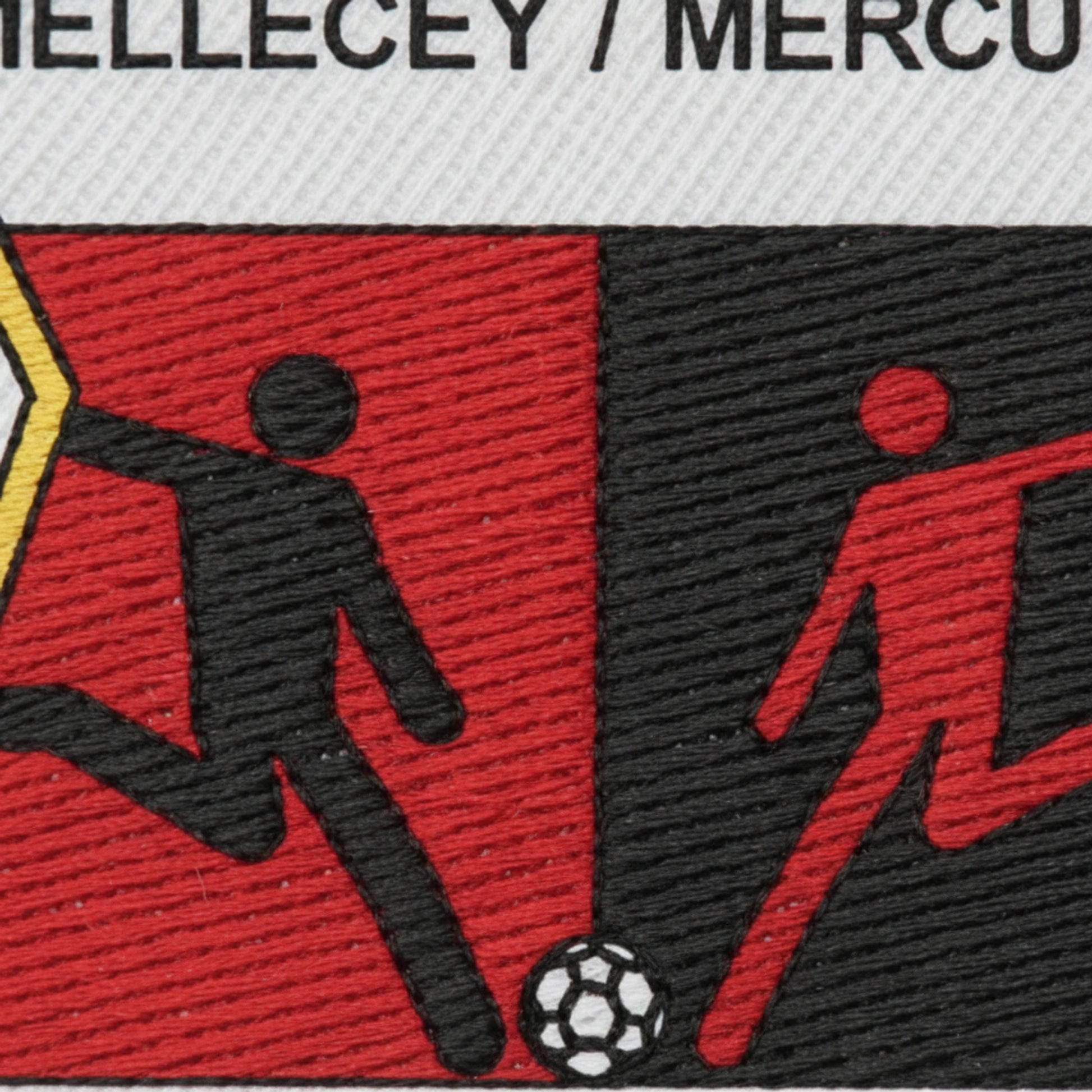 Détail broderie patch A. S. MELLECEY MERCUREY