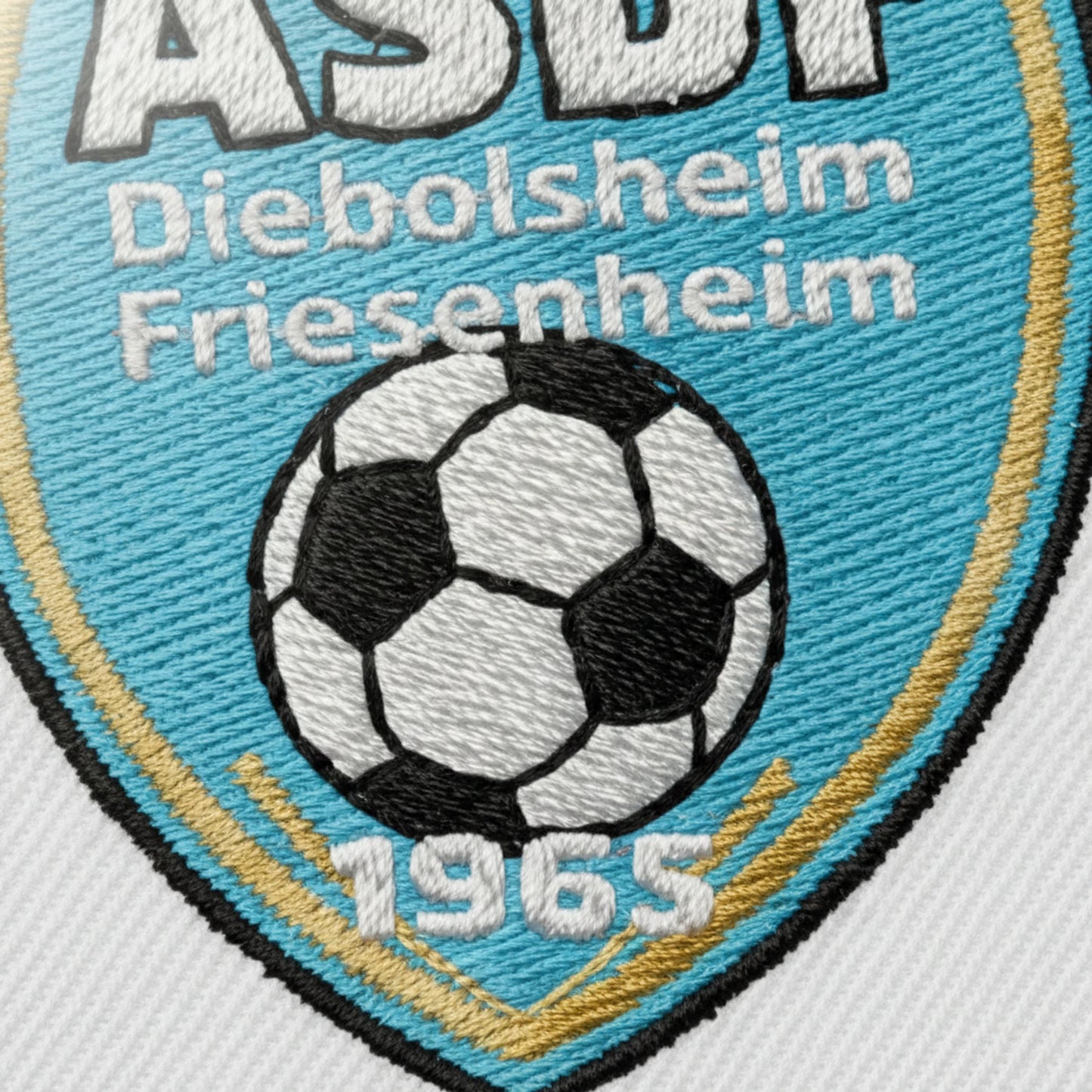 Détail broderie patch A.S. DIEBOLSHEIM FRIESENHEIM