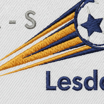 Détail broderie patch A. S. LESDAIN