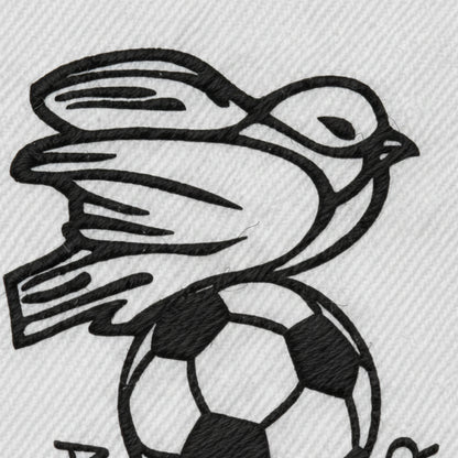 Détail broderie patch A.S. DE MESANGER