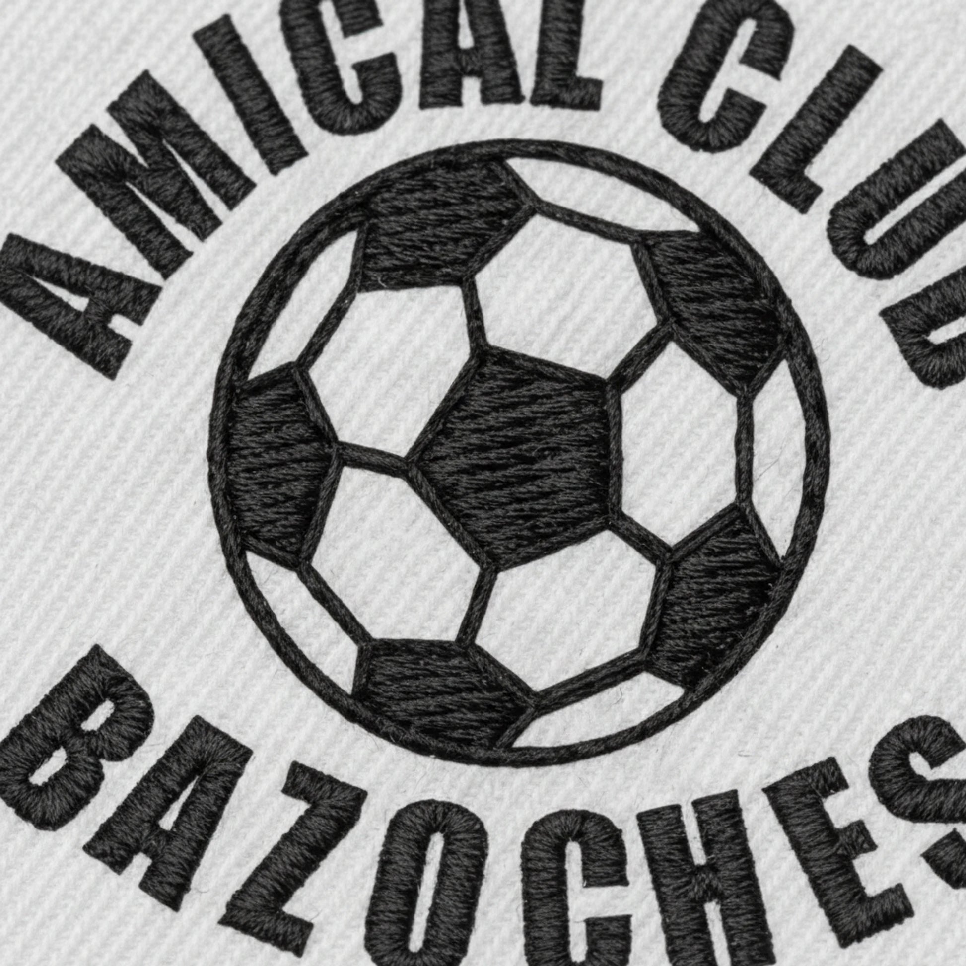 Détail broderie patch Am C Bazoches Sur Hoene