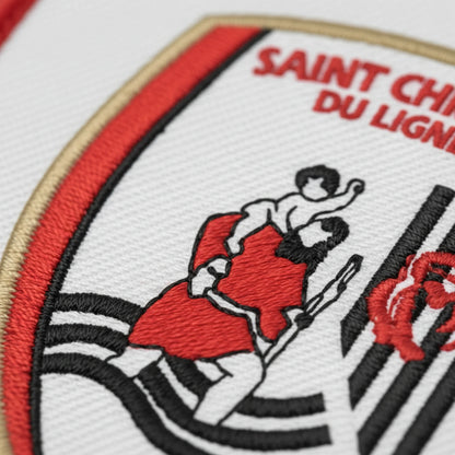 Détail broderie patch A.S. ST CHRISTOPHE