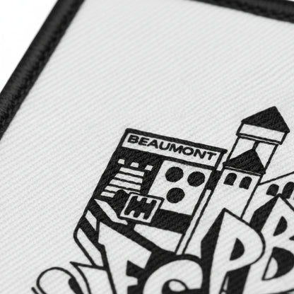 Détail broderie patch FC Pays Beaumontois
