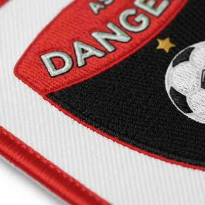 Détail broderie patch A.S. DANGEAU