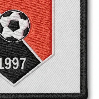 Détail broderie patch A.S. DE BERIGNY-CERISY