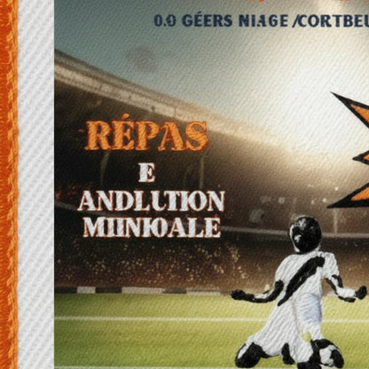 Collection patchs brodés Football