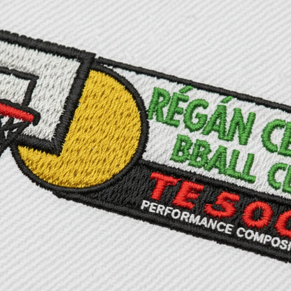 Détail broderie patch O'regans Club Basket