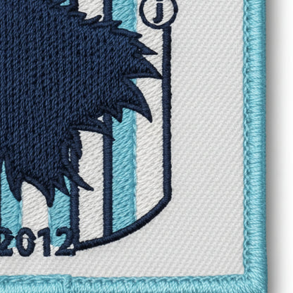 Détail broderie patch Athletique Club Carhaix