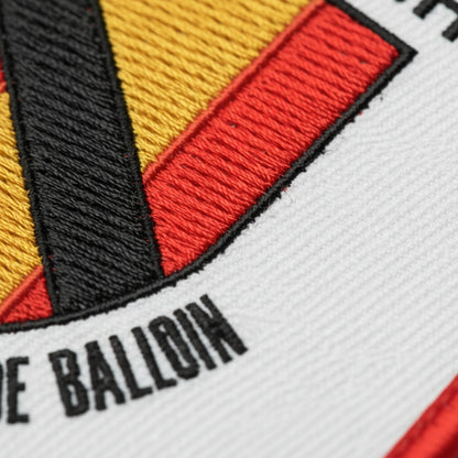 Détail broderie patch FC Franco Espagnol Halluin
