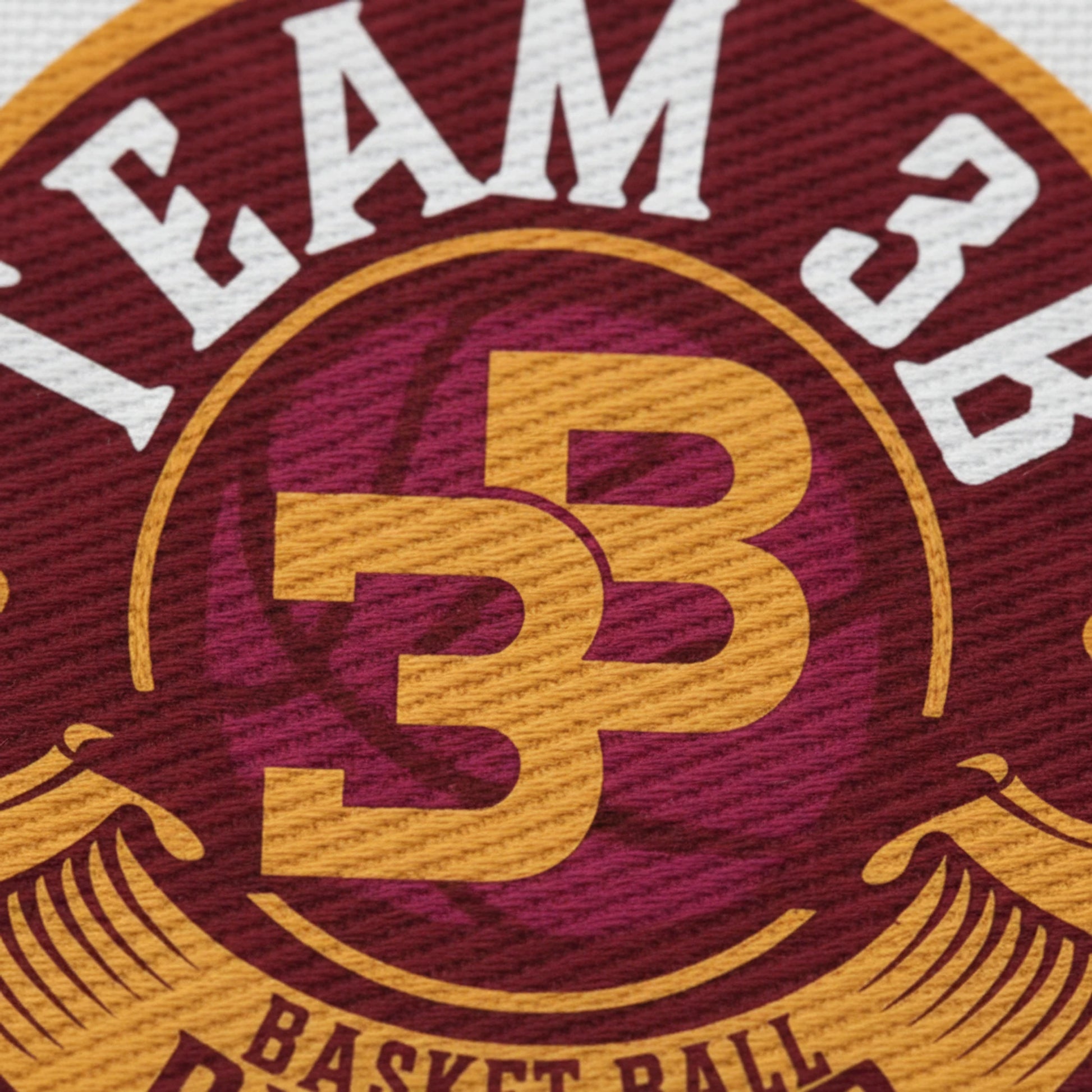 Collection patchs brodés Basketball