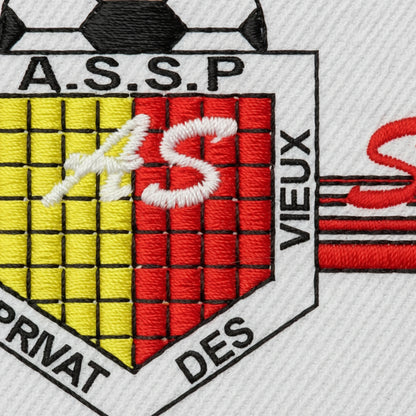 Détail broderie patch AS St Privat