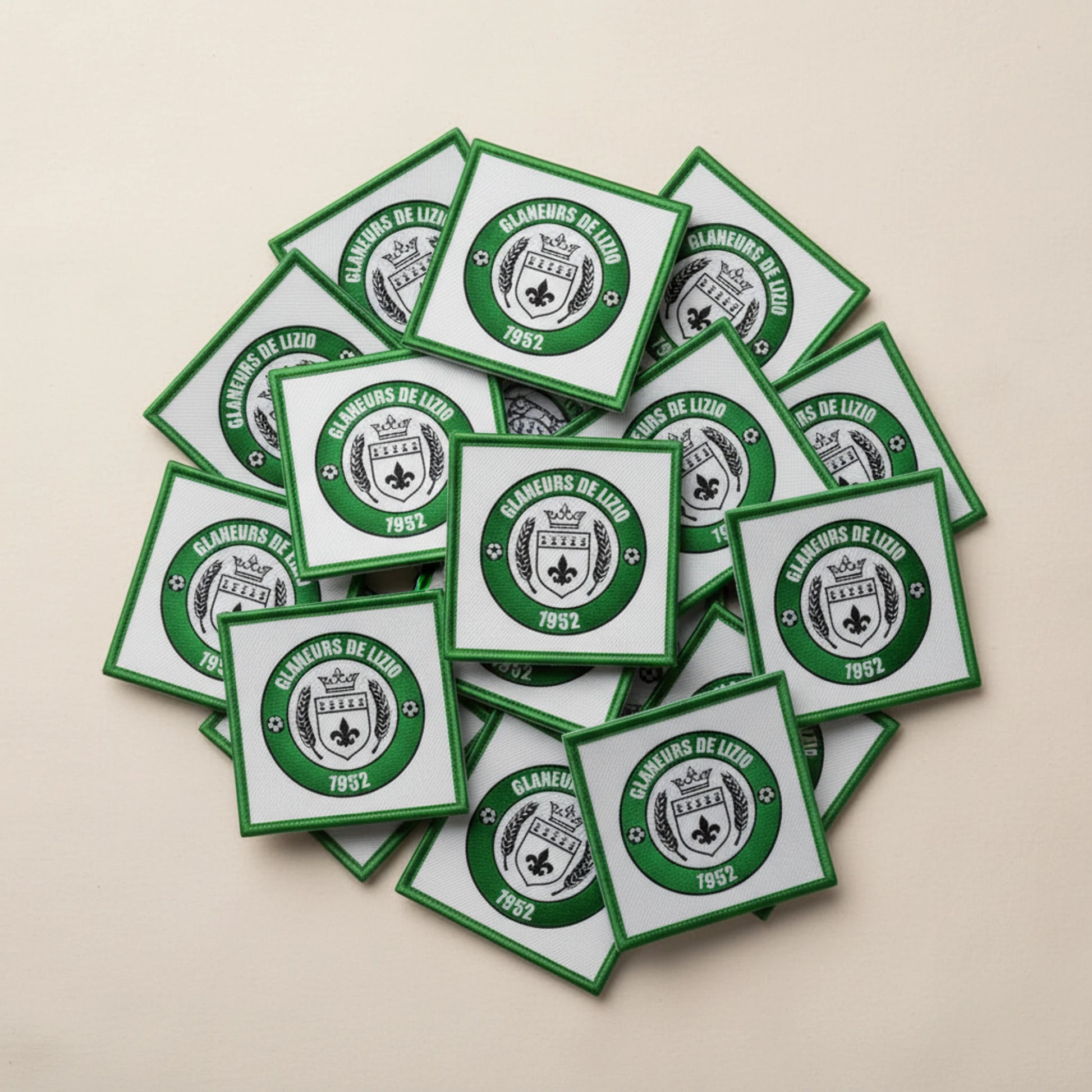 Dos velcro patch brodé PPATCH
